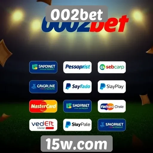 Métodos de pagamento aceitos pela plataforma 002bet