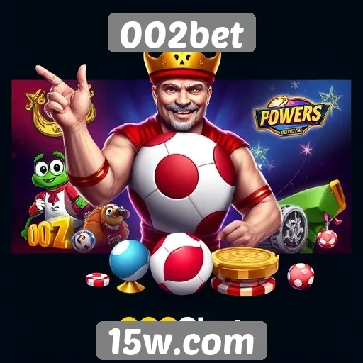 Variedade de jogos disponíveis na 002bet